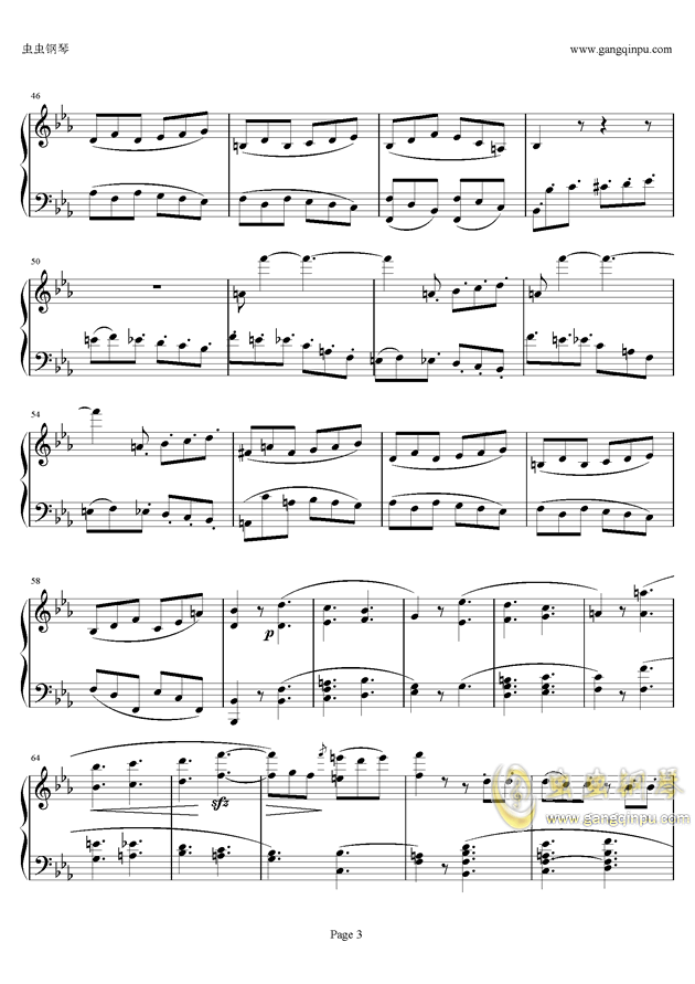 贝多芬第四钢琴奏鸣曲Op7 钢琴谱