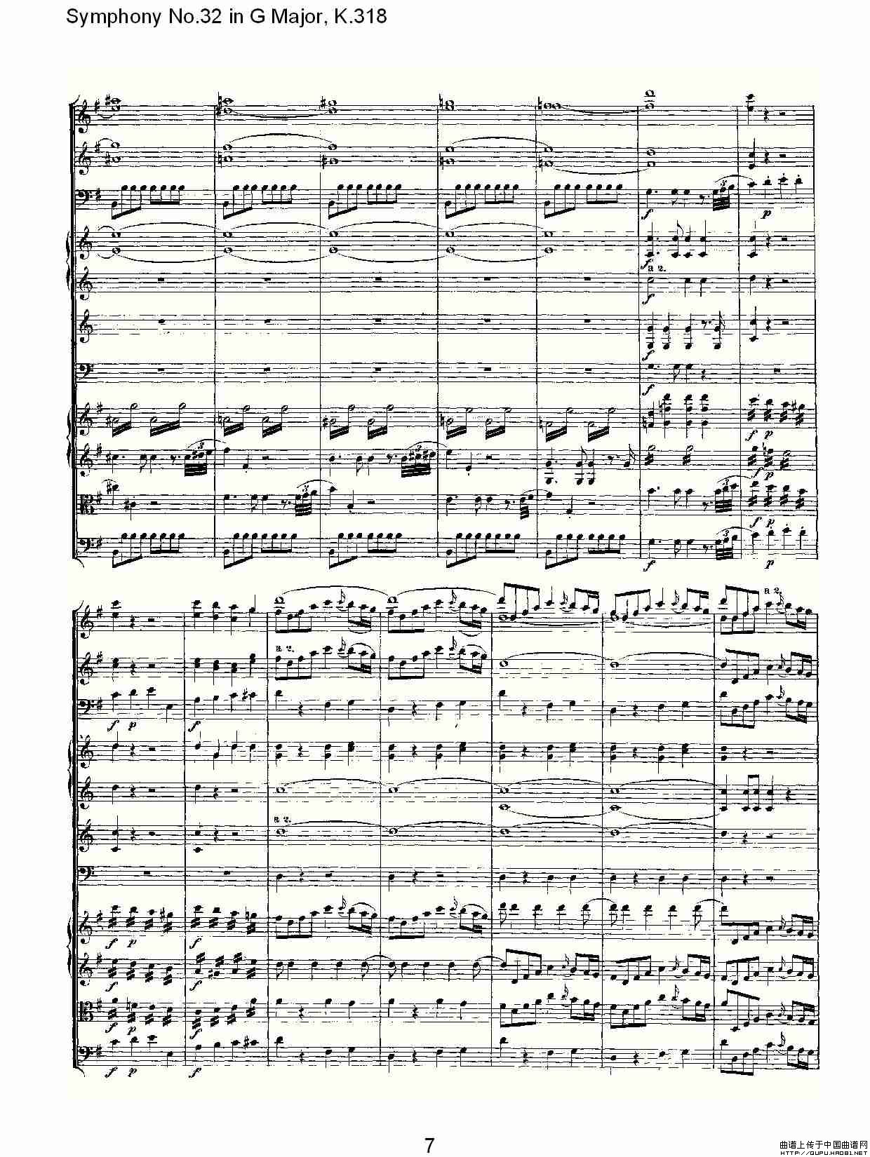 Symphony No.32 in G Major, K.318（G大调第三十二交响曲