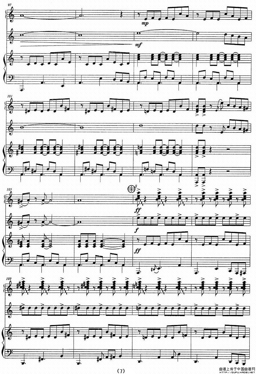 Libertango（自由探戈）（手风琴、小提琴、钢琴三