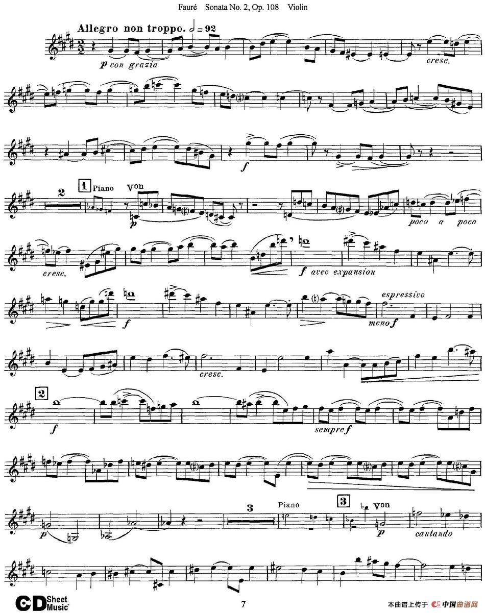 Violin Sonata No.2 Op.108