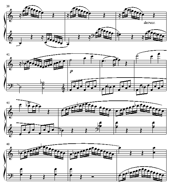 奏鸣曲 Sonatas K545钢琴谱