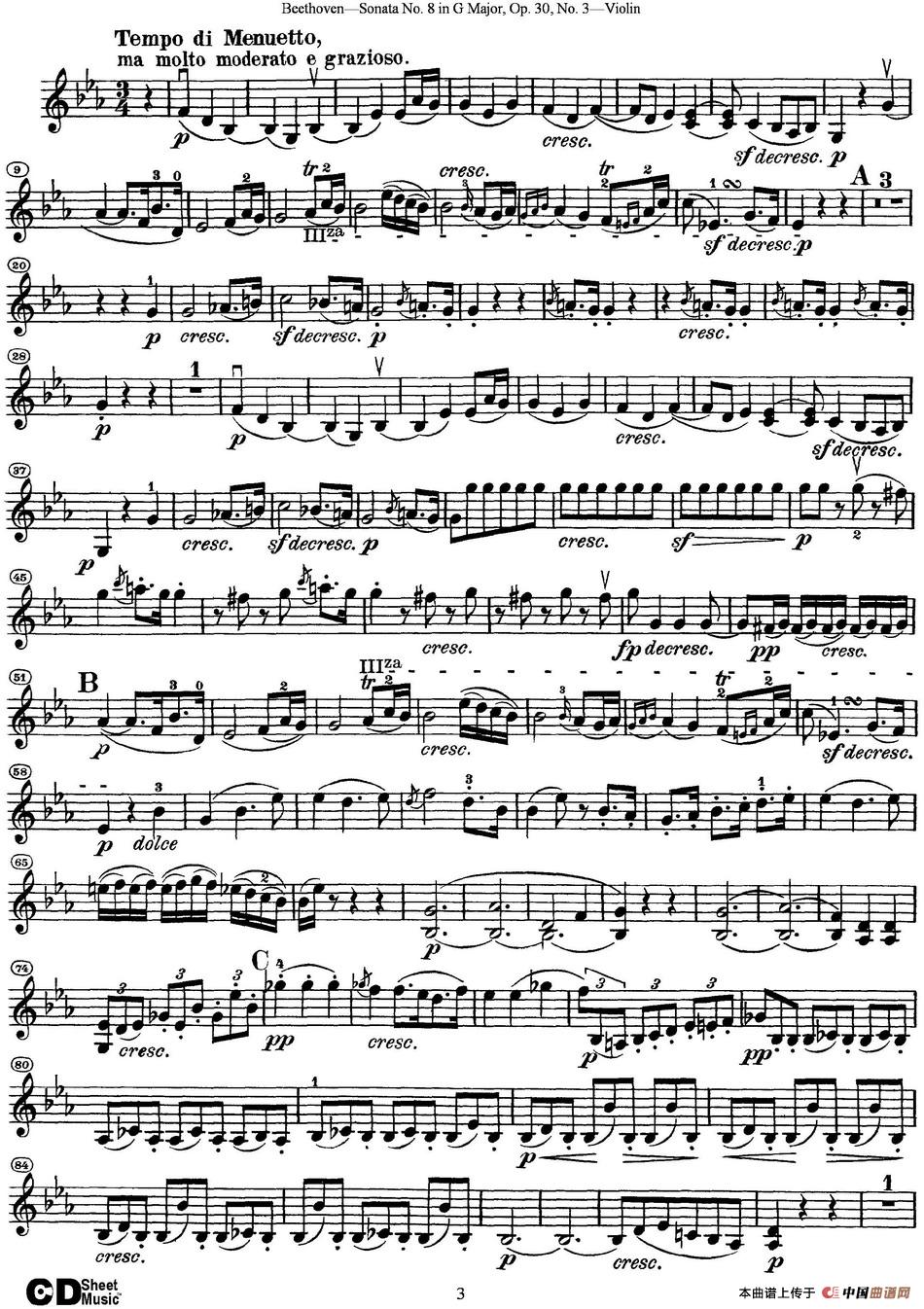 Violin Sonata No.8 in G Major Op.30 No.3_3