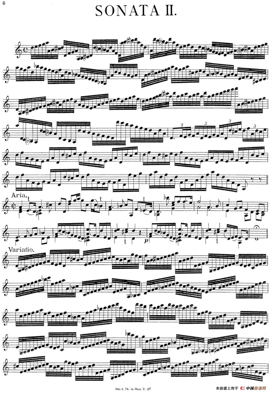 Biber Violin Sonata II