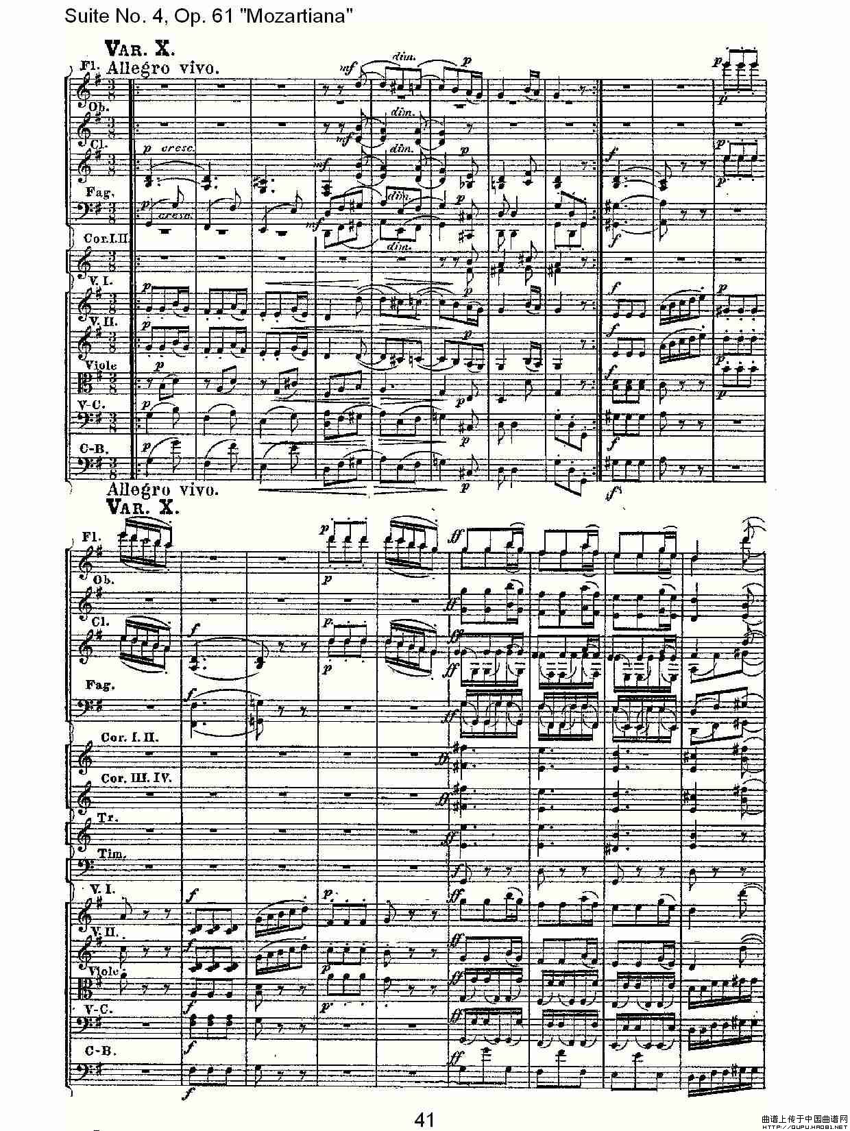 Suite No. 4, Op.61