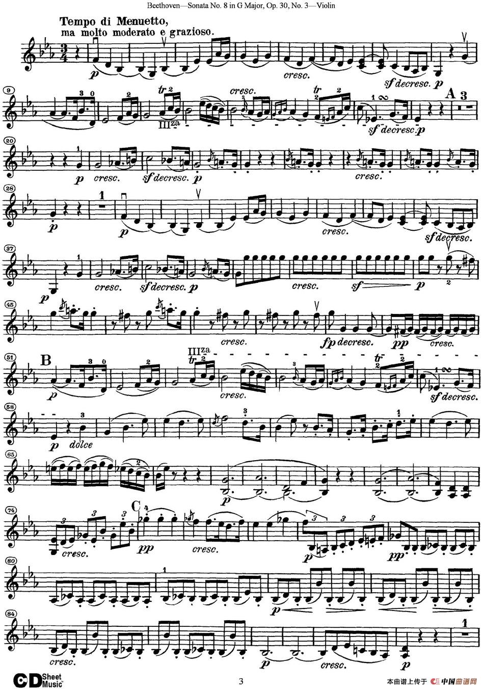 Violin Sonata No.8 in G Major Op.30 No.3_2