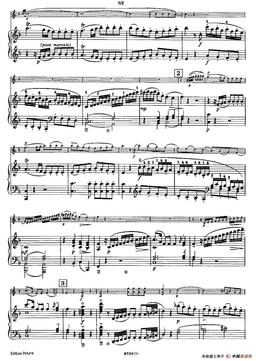 Mozart - Violin Sonata No.7, KV. 376（第七小提琴奏鸣曲