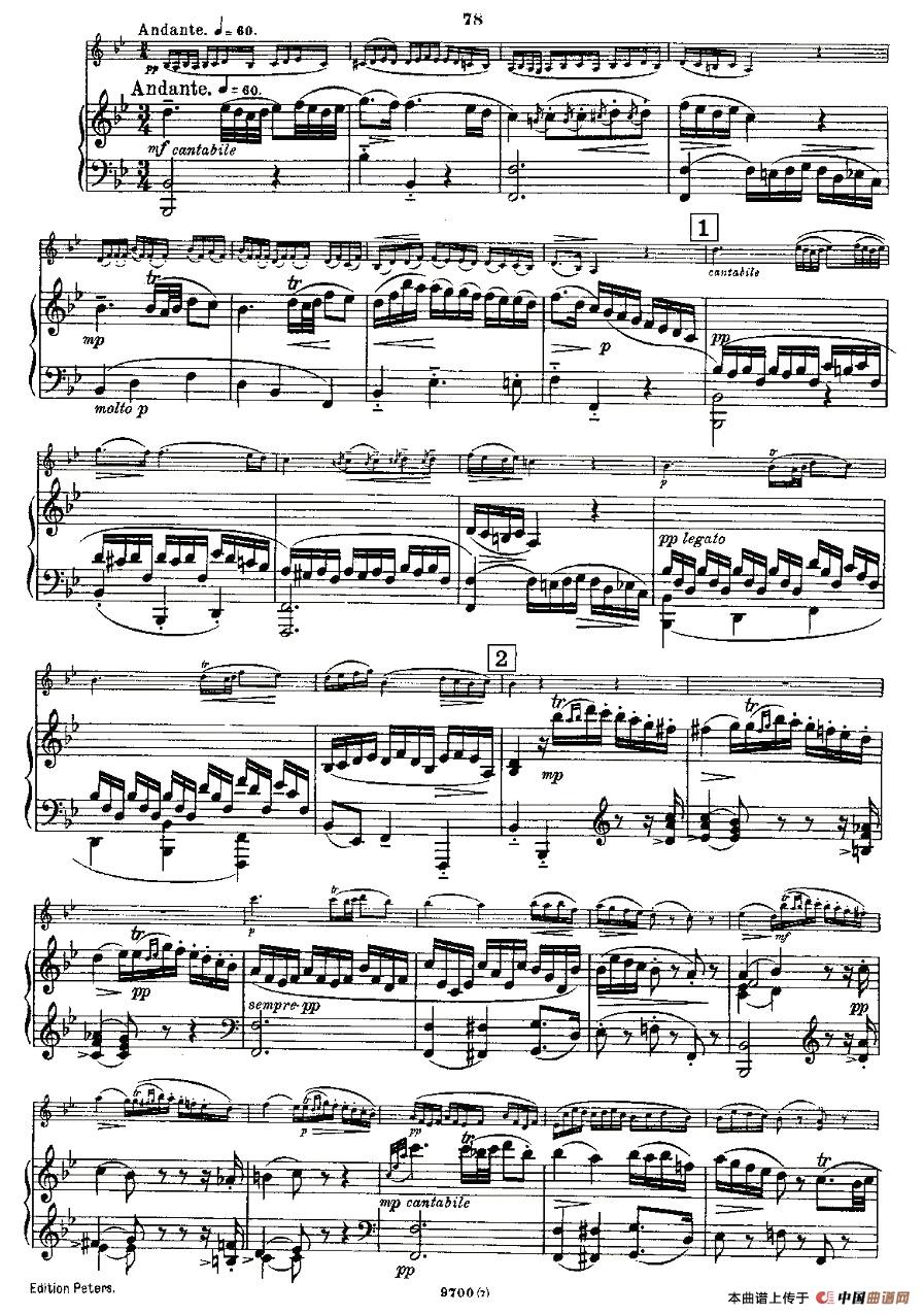 Mozart - Violin Sonata No.7, KV. 376（第七小提琴奏鸣曲