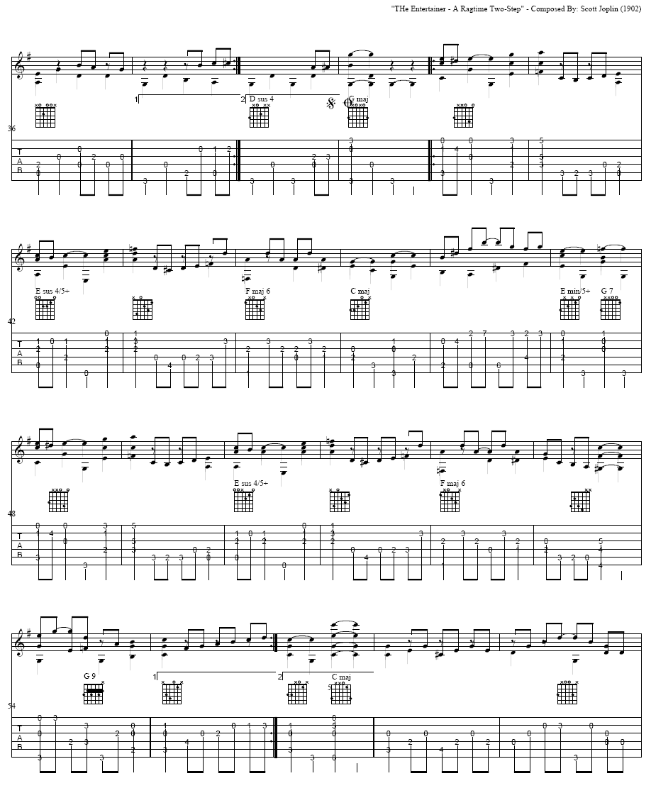 表演者-精心制作吉他谱( 六线谱)吉他谱