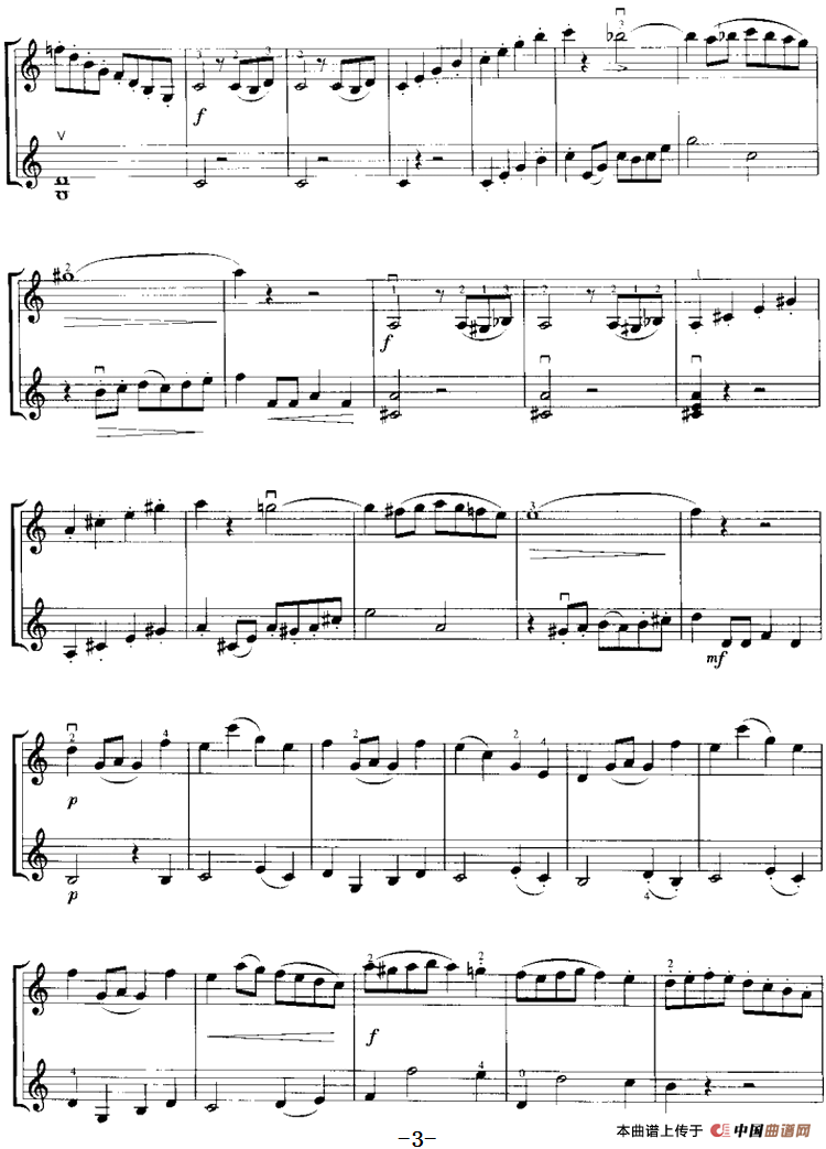 霍曼《小提琴基础教程》选曲：假日的旅行（二