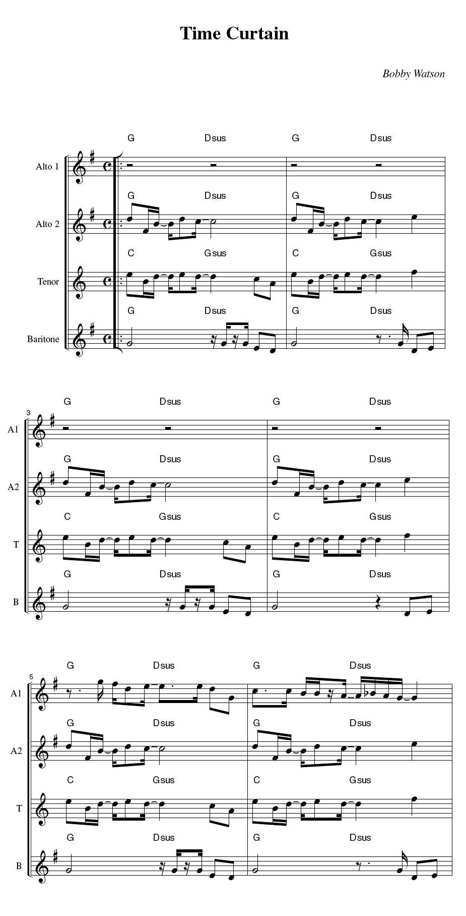 29th Street Saxophone Quartet - Time curtain（四重奏）