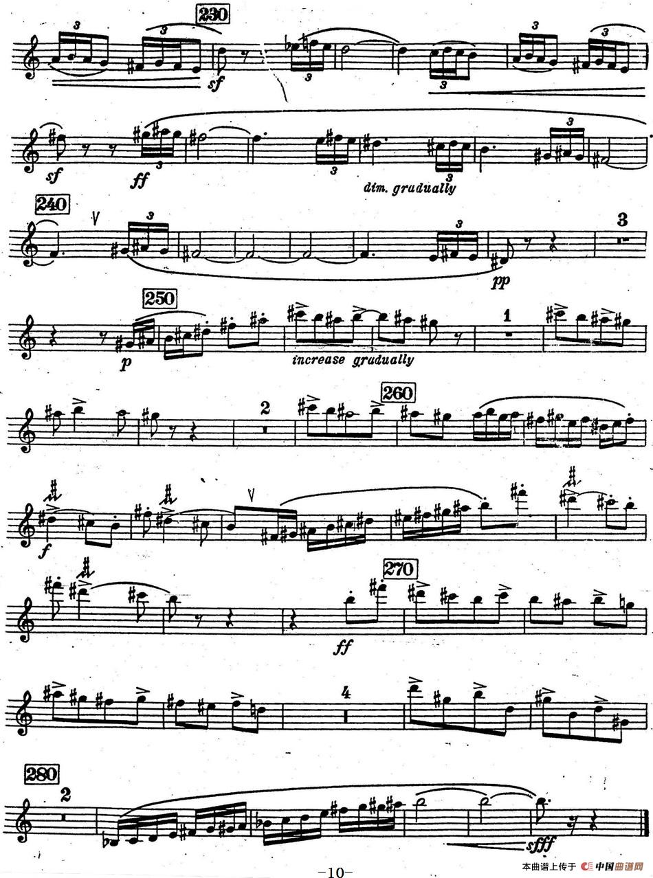 克莱斯顿《中音萨克斯管奏鸣曲》第三乐章