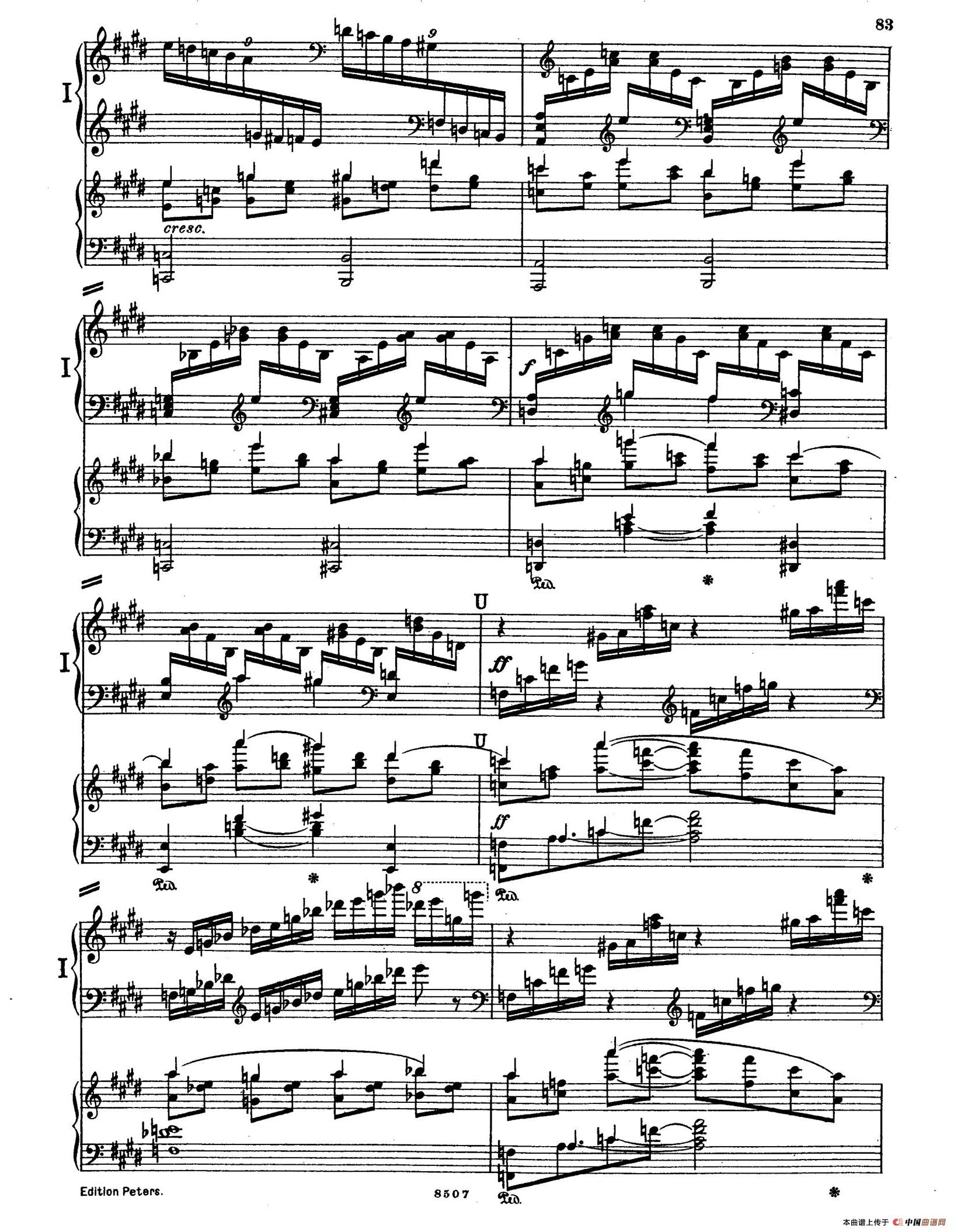 Piano Concerto in E Major Op.59（E大调钢琴协奏曲·双钢