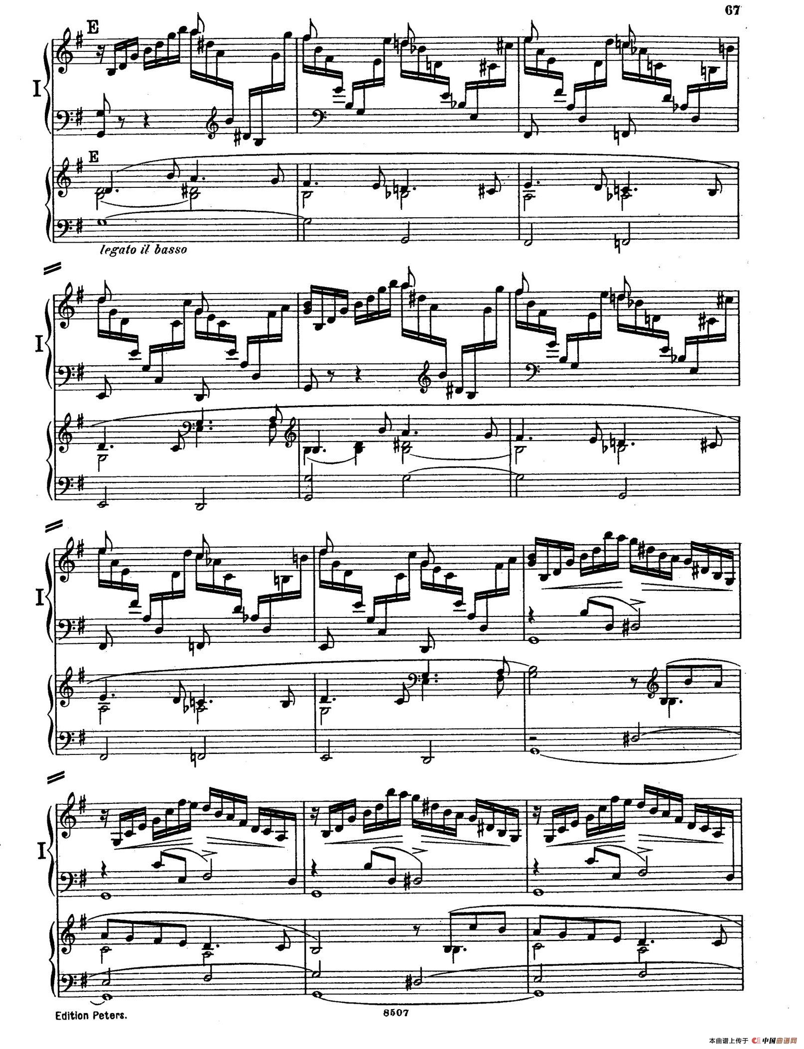 Piano Concerto in E Major Op.59（E大调钢琴协奏曲·双钢