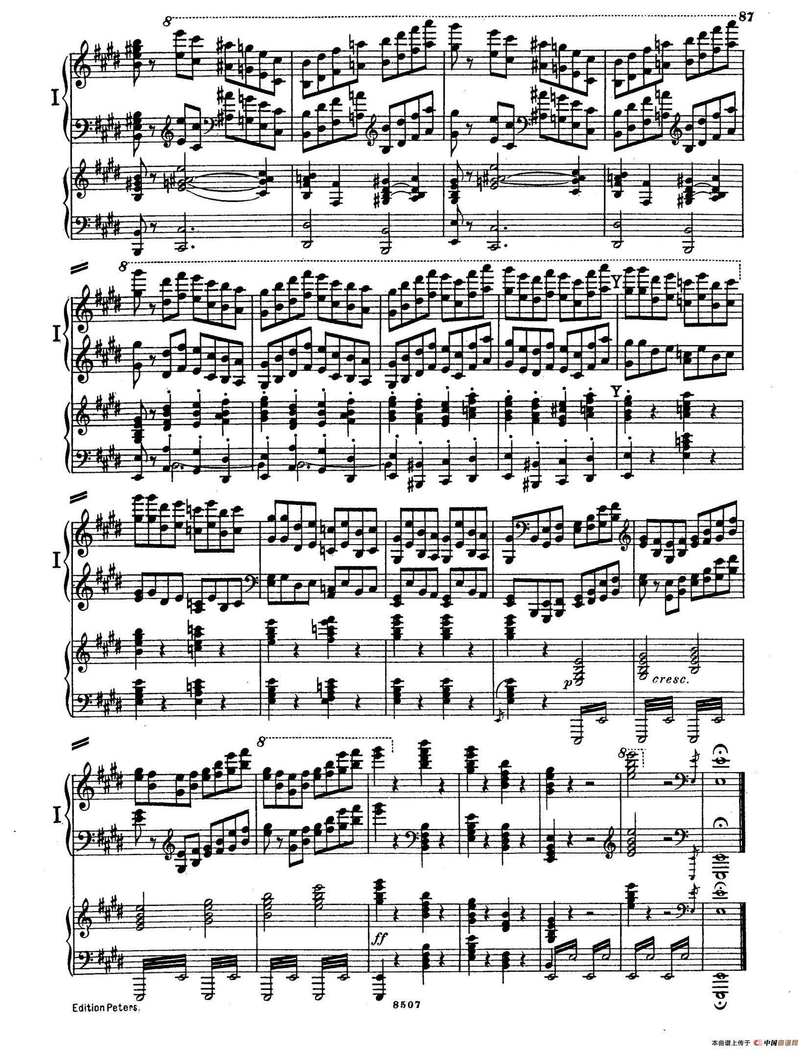 Piano Concerto in E Major Op.59（E大调钢琴协奏曲·双钢