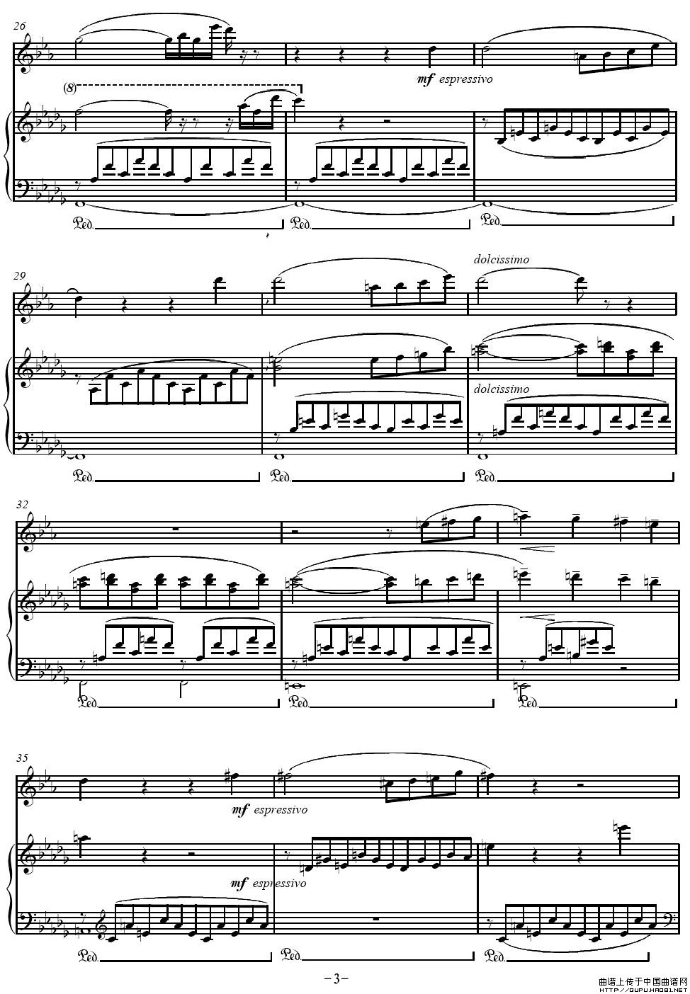 Consolation No.3 （李斯特第三安慰曲）（单簧管+钢
