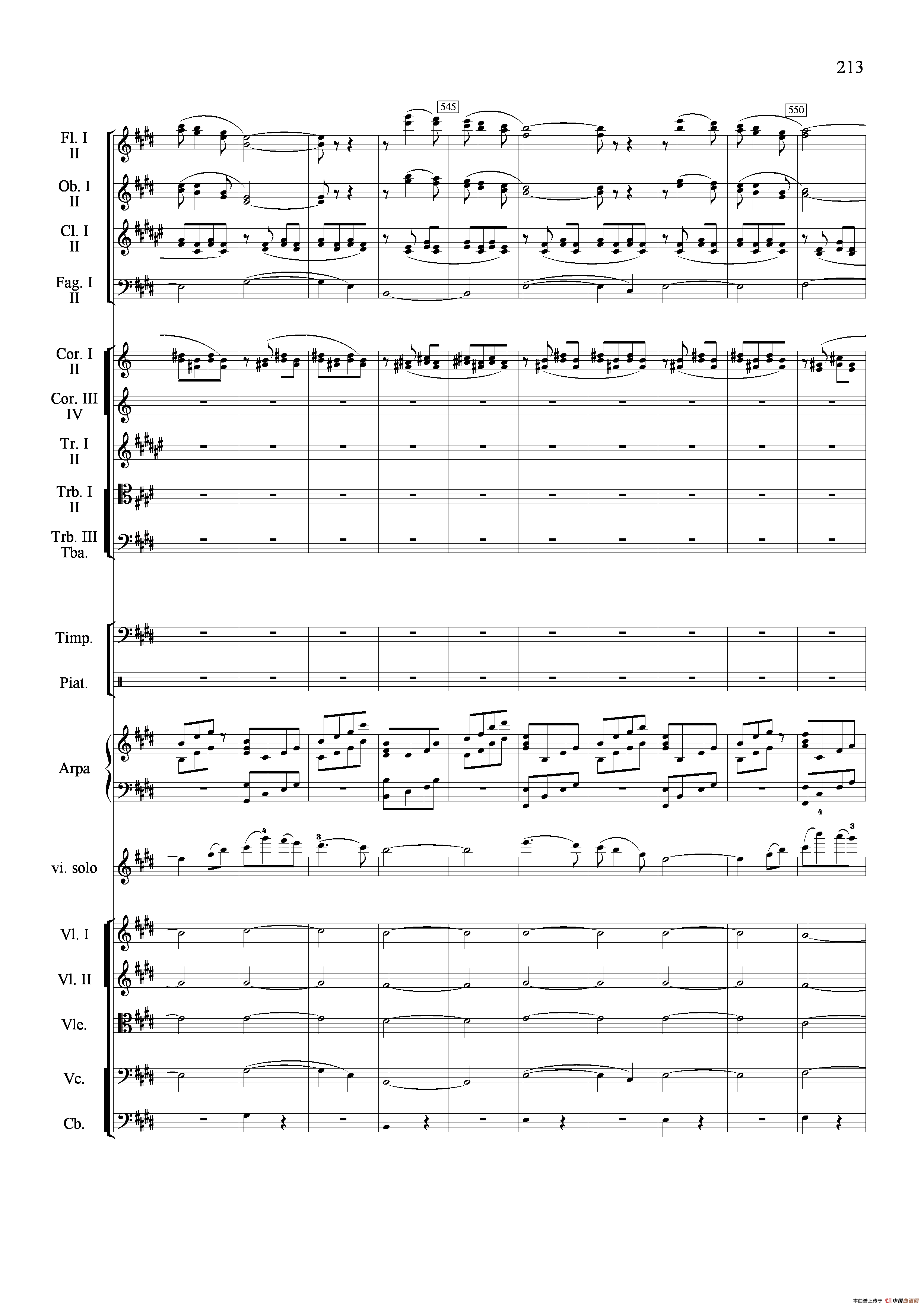 新生（小提琴协奏曲）（总谱）小提琴谱