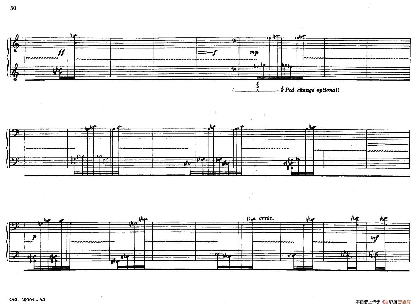 12 Etudes for Piano（博尔科姆12首钢琴练习曲·9）