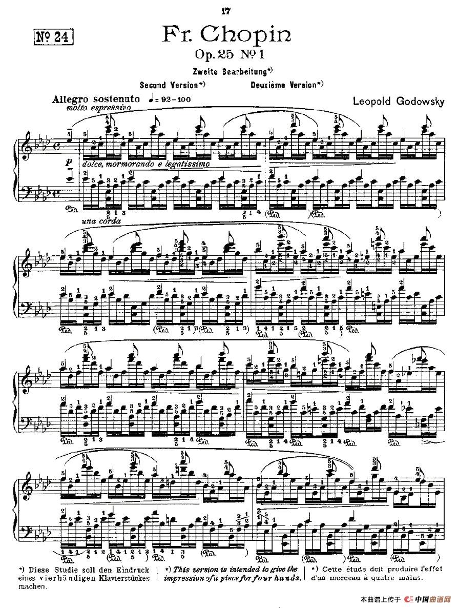 肖邦《练习曲》Fr.Chopin Op.25 No1-2