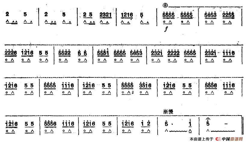 妹妹曲（电影《红高粱》主题歌）口琴谱