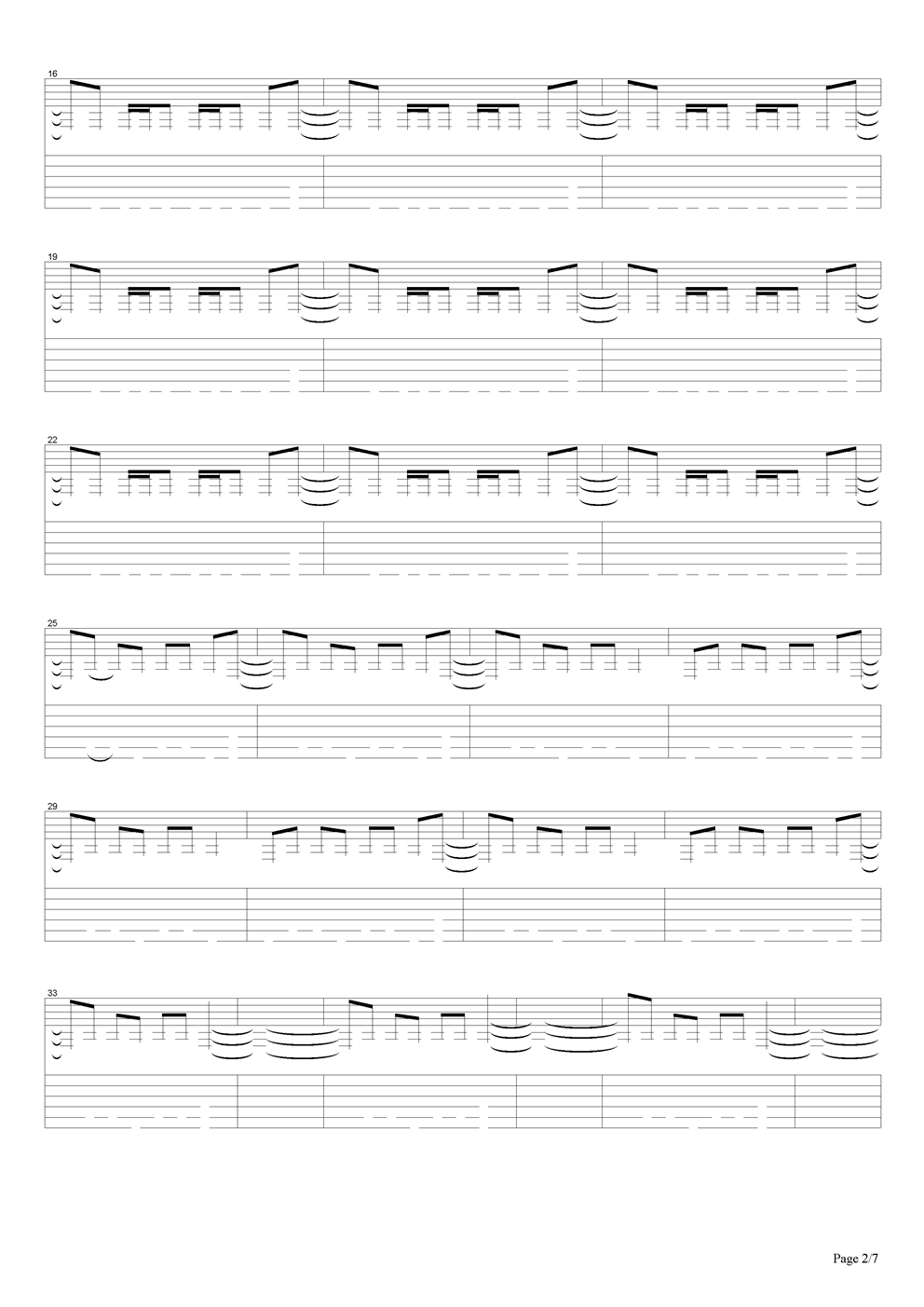 Metallica-holierthanthou吉他谱