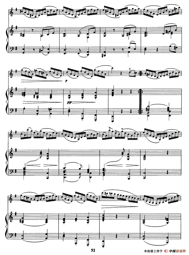 波波拉小步舞曲（小提琴+钢琴伴奏）小提琴谱