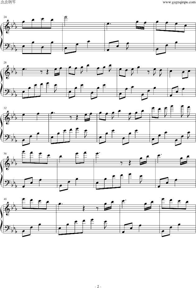 夜的钢琴曲15（钢琴独奏）钢琴谱