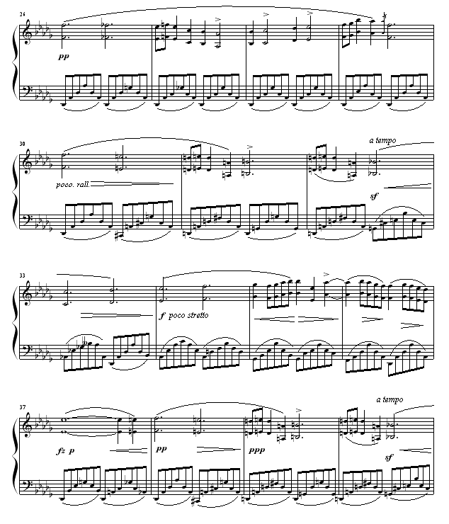 降b小调夜曲钢琴谱