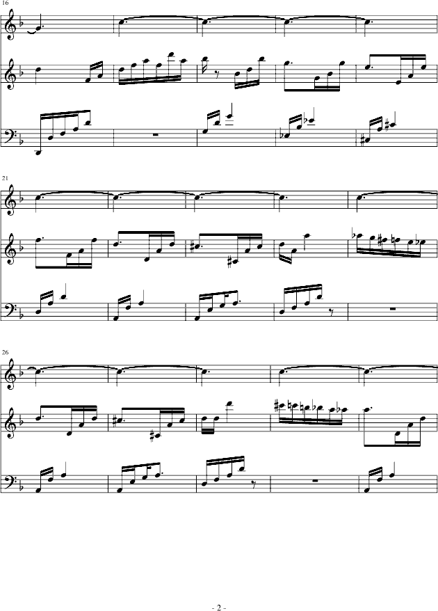 暴风雨-贝多芬钢琴谱