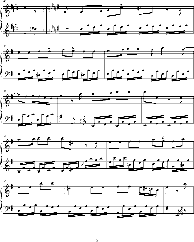 海顿钢琴奏鸣曲34-（终乐章）钢琴谱