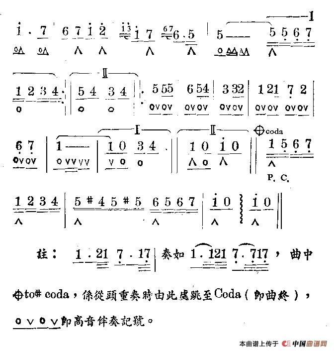 命也运也口琴谱