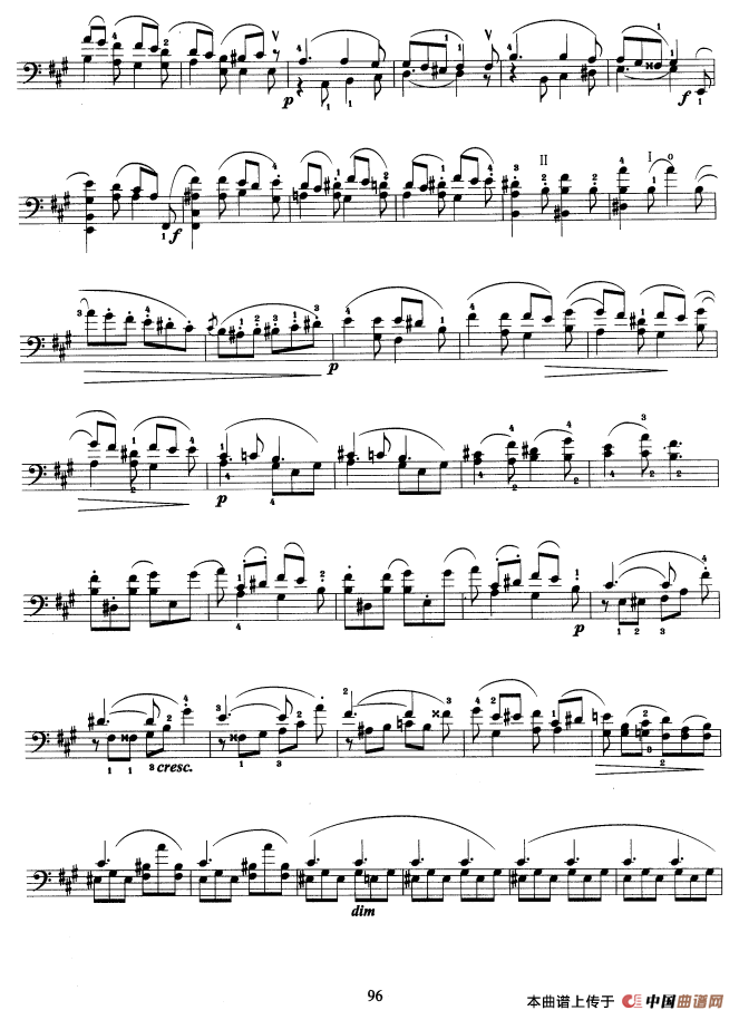大提琴考级教程·第十级（大提琴）