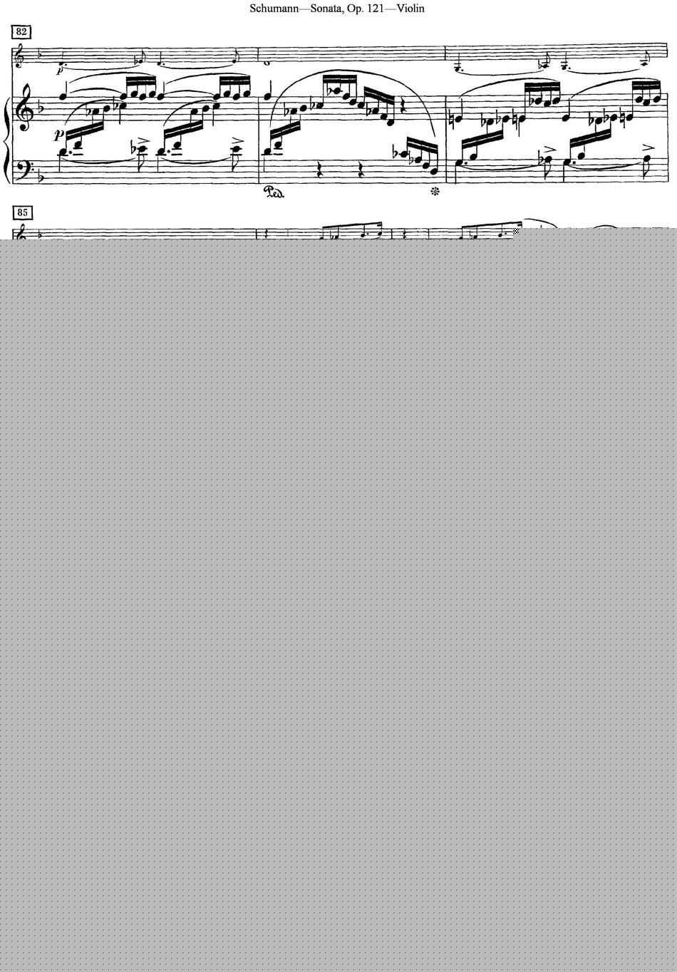 Violin Sonata Op.121（小提琴+钢琴伴奏）