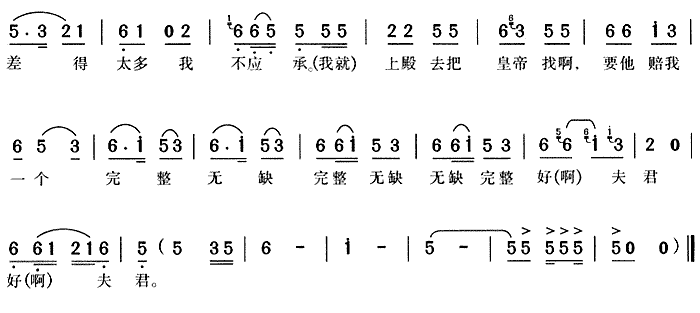 早听黄门报佳音（《喜脉案》胡余氏唱段）