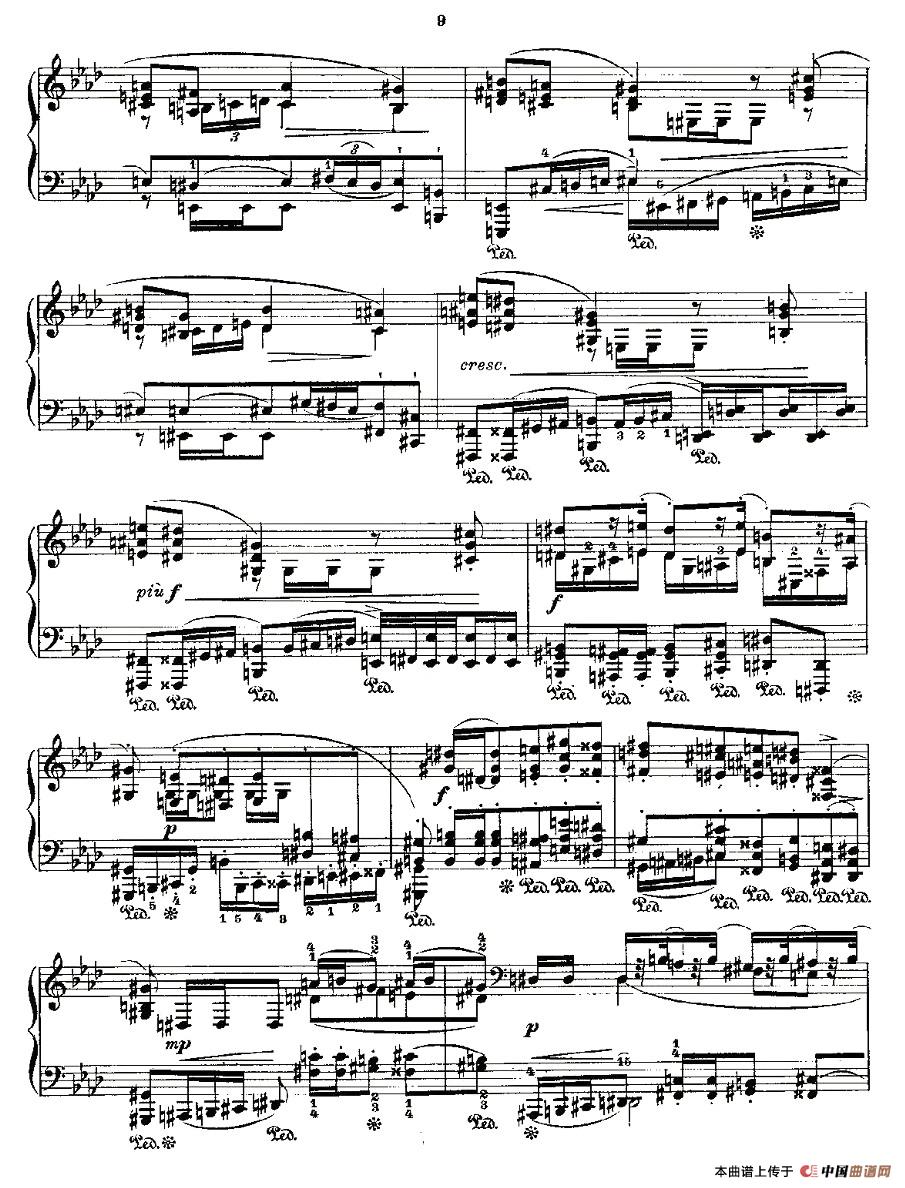 肖邦《练习曲》Fr.Chopin Op.25 No4-2