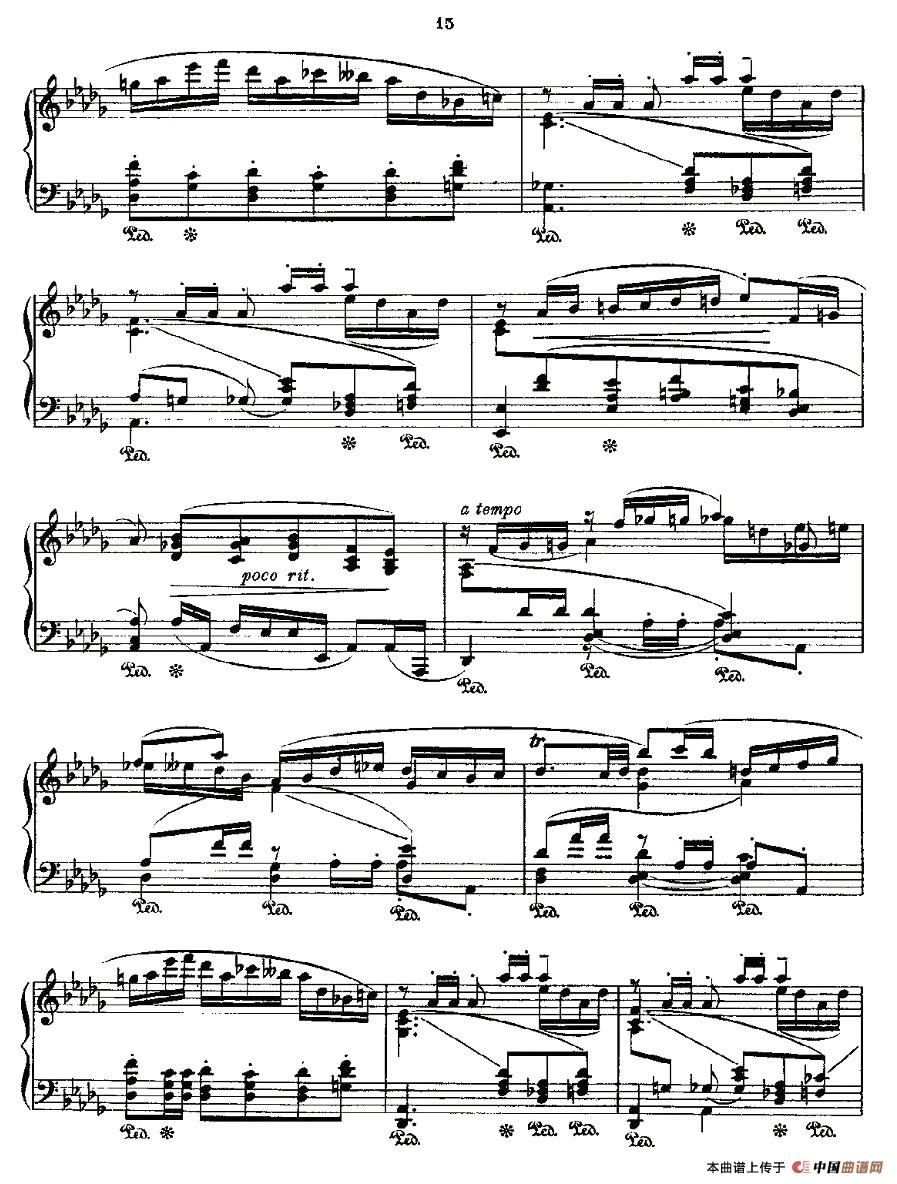 肖邦《练习曲》Fr.Chopin Op.25 No4-2