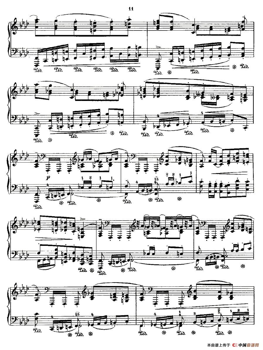 肖邦《练习曲》Fr.Chopin Op.25 No4-2
