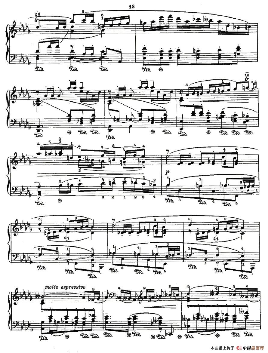 肖邦《练习曲》Fr.Chopin Op.25 No4-2
