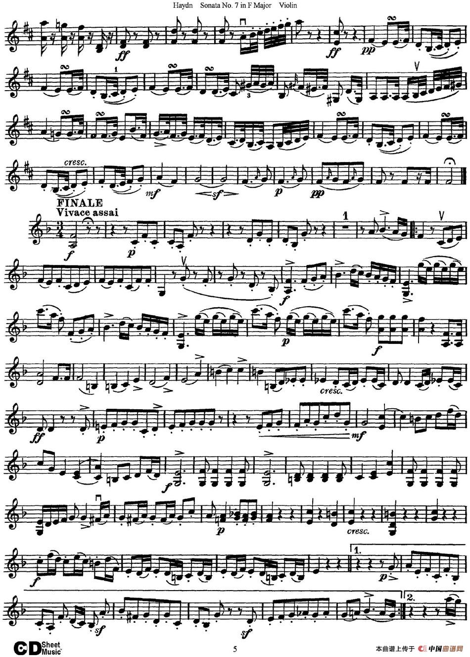 Violin Sonata No.7 in F Major