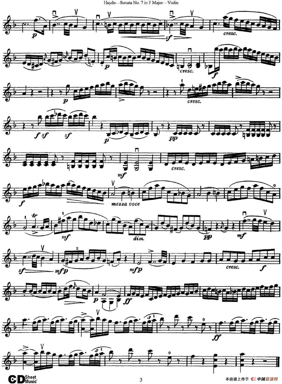 Violin Sonata No.7 in F Major