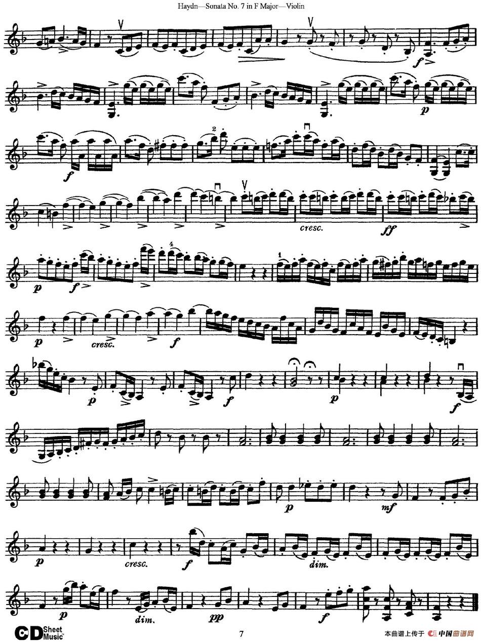 Violin Sonata No.7 in F Major