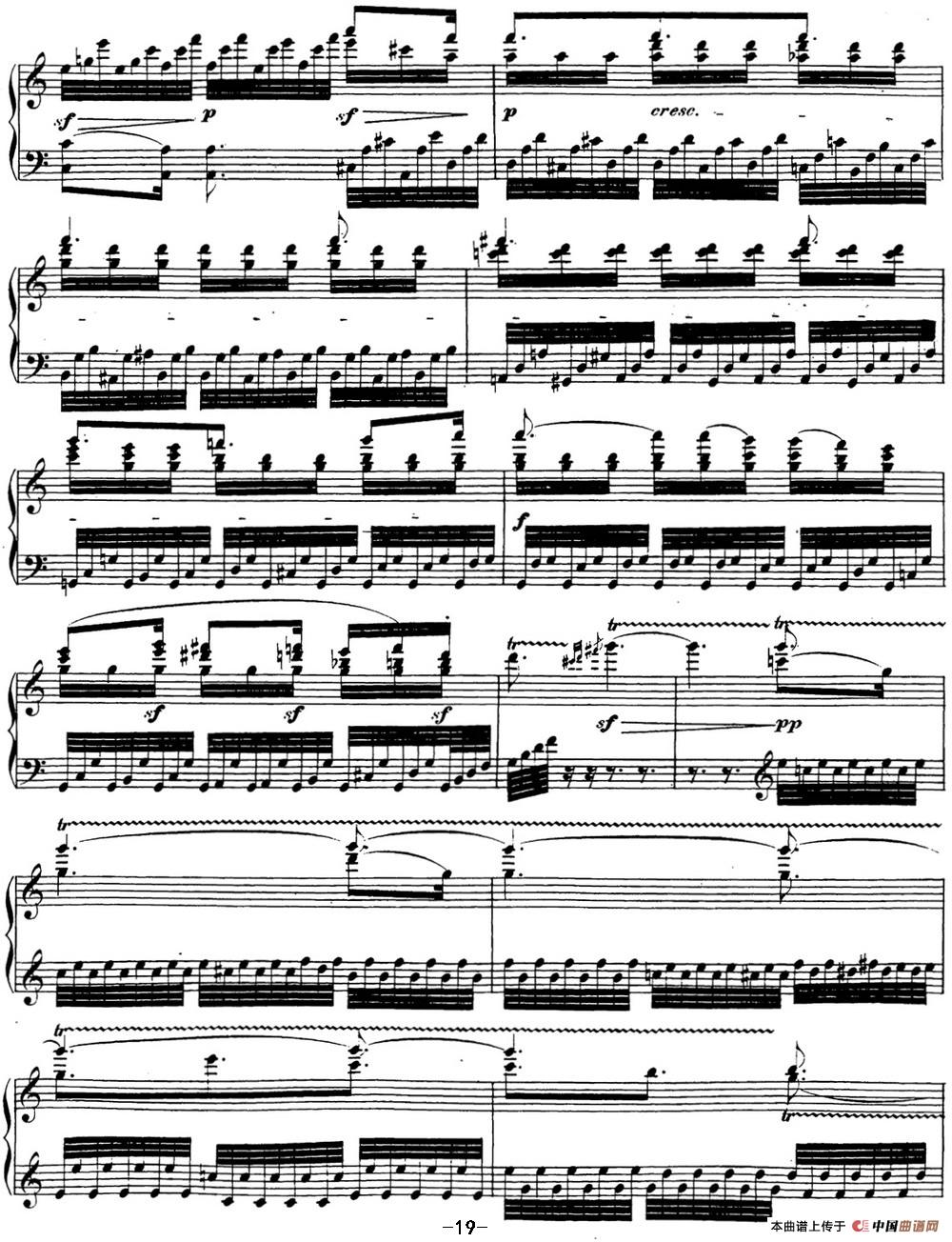 贝多芬钢琴奏鸣曲32 c小调 Op.111 C minor