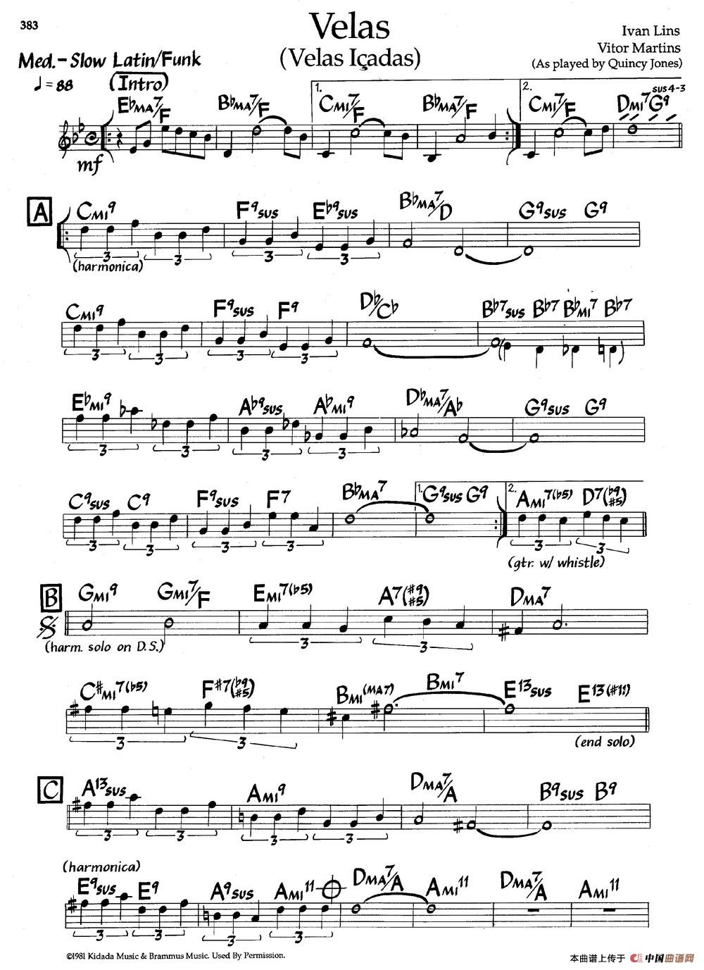 Velas（爵士钢琴曲）