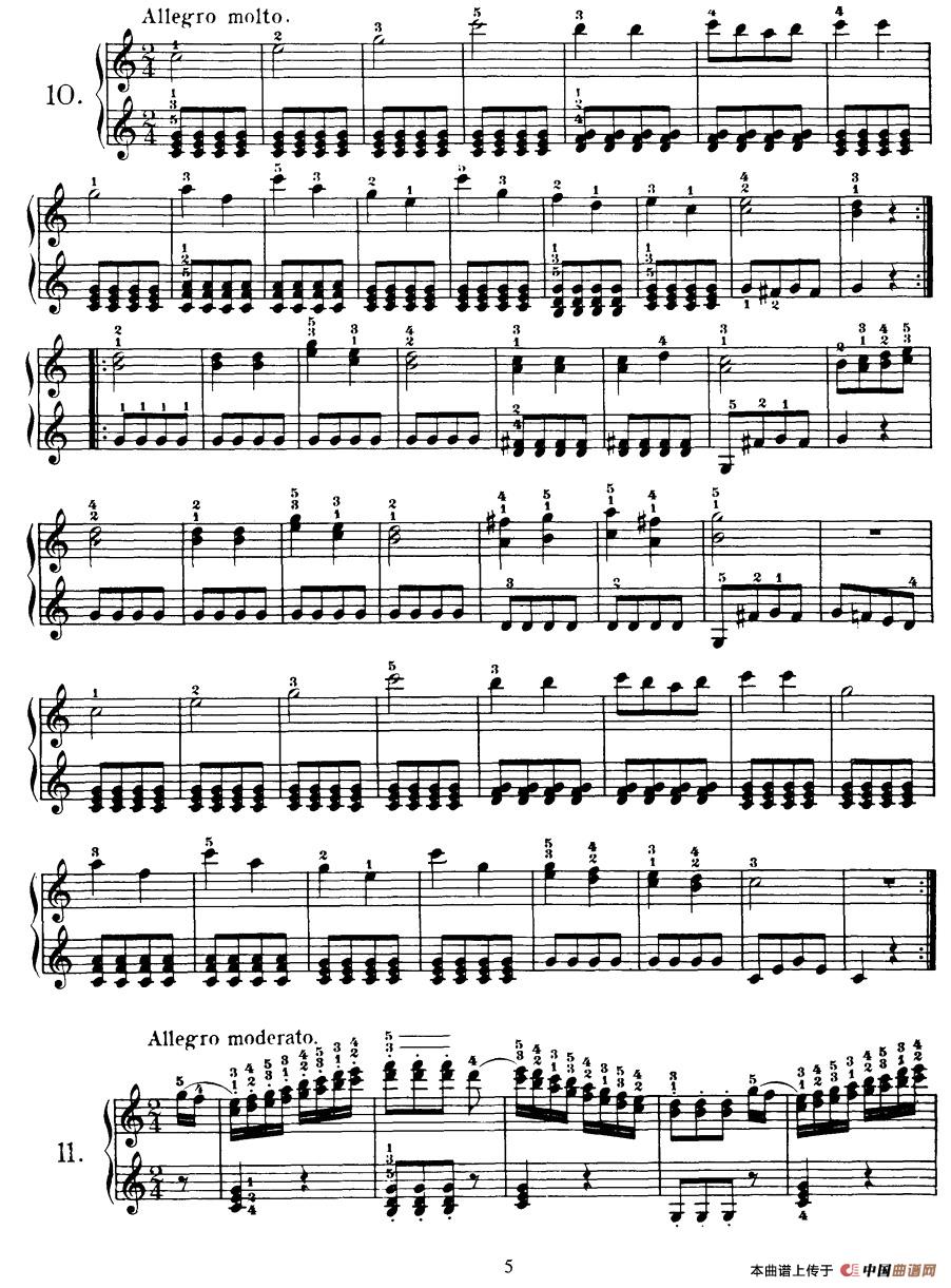 Czerny - 100 Progressive Studies Op.139 （1—21）