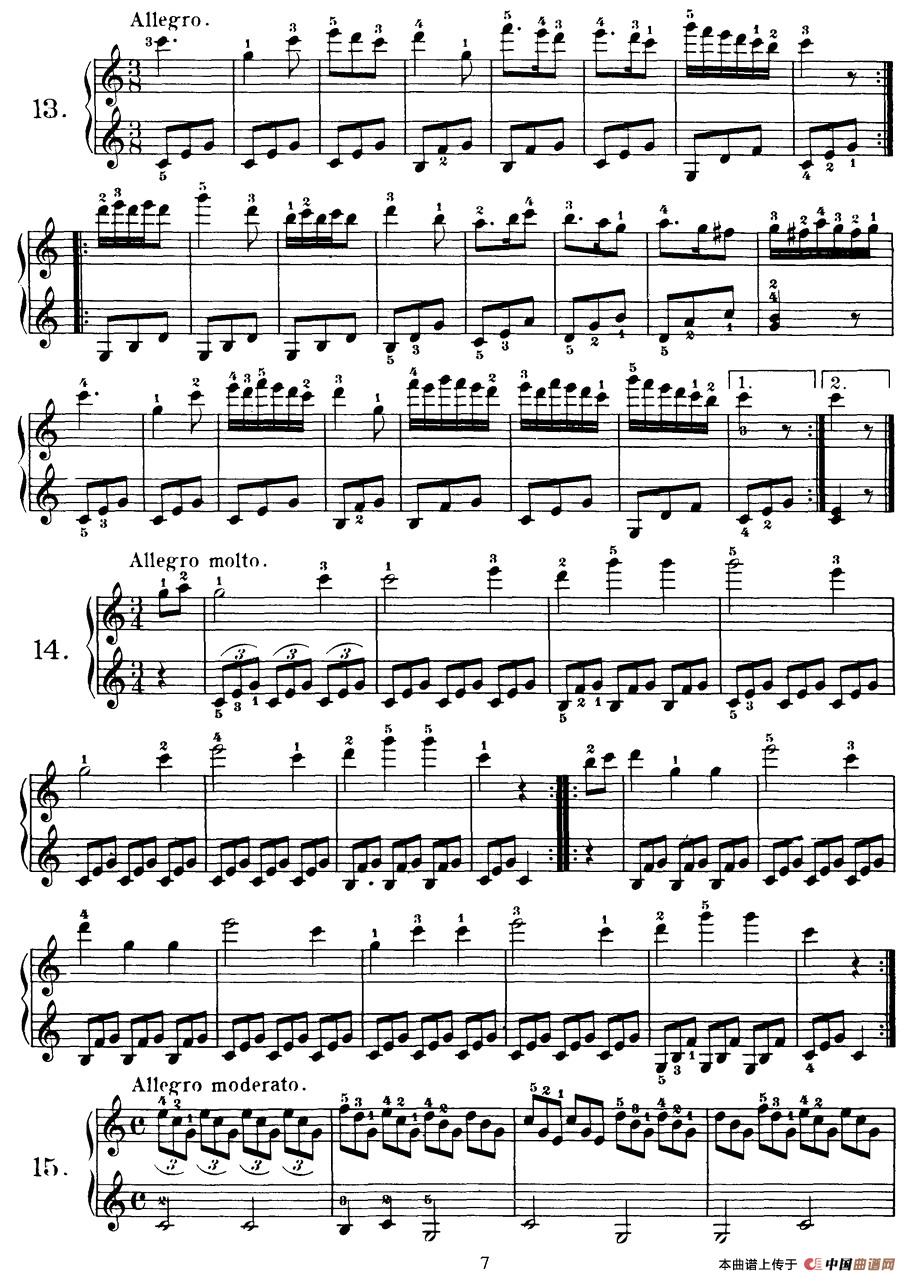 Czerny - 100 Progressive Studies Op.139 （1—21）