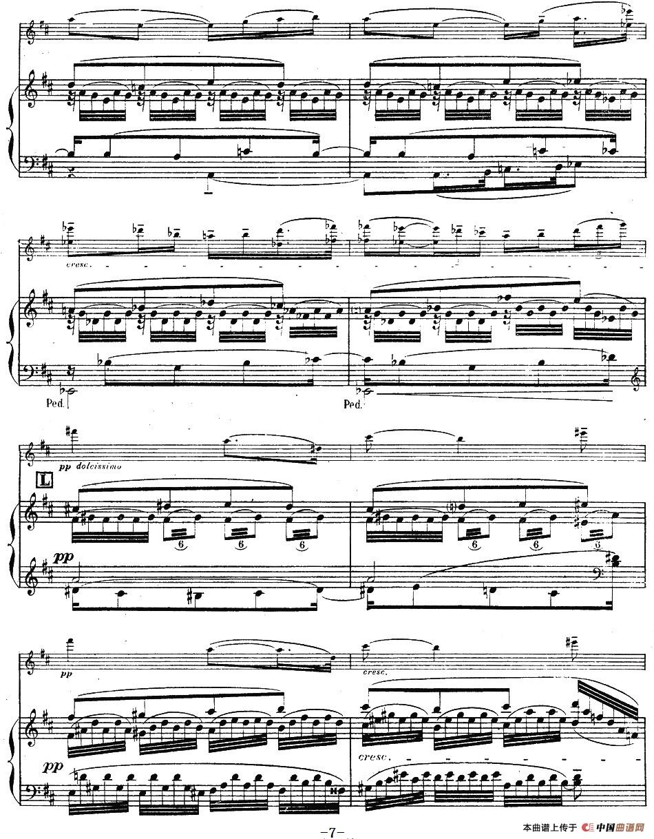 伊萨伊作品集：Chant dhiver（小提琴+钢琴伴奏）