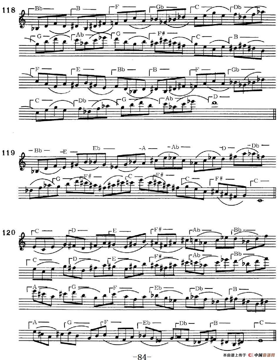 萨克斯演奏教程第三节（三音和弦-移调变奏）