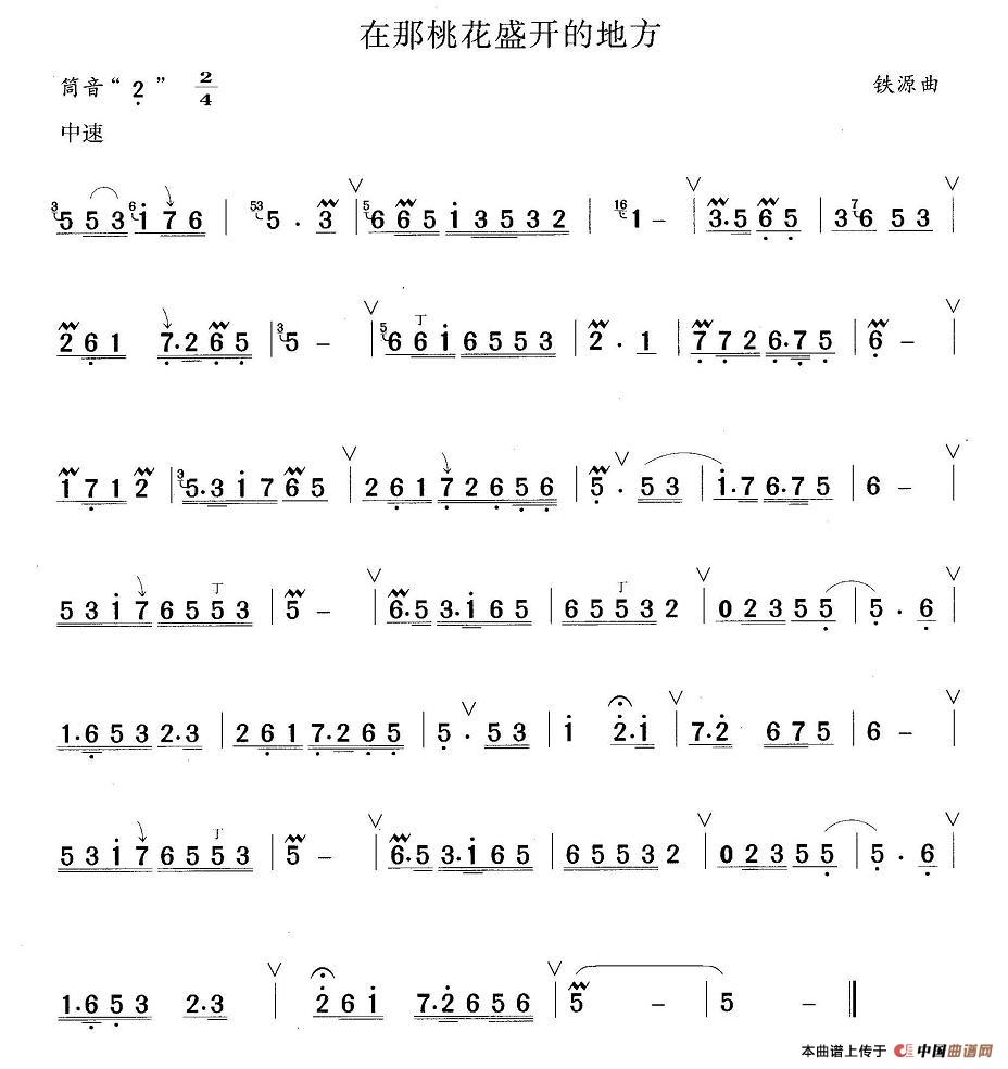 在那桃花盛开的地方