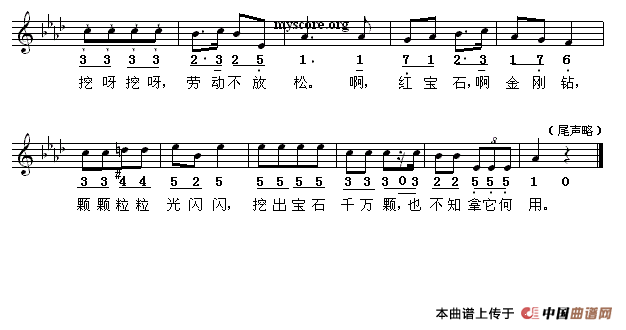 [美]劳动歌（动画片《白雪公主》插曲）