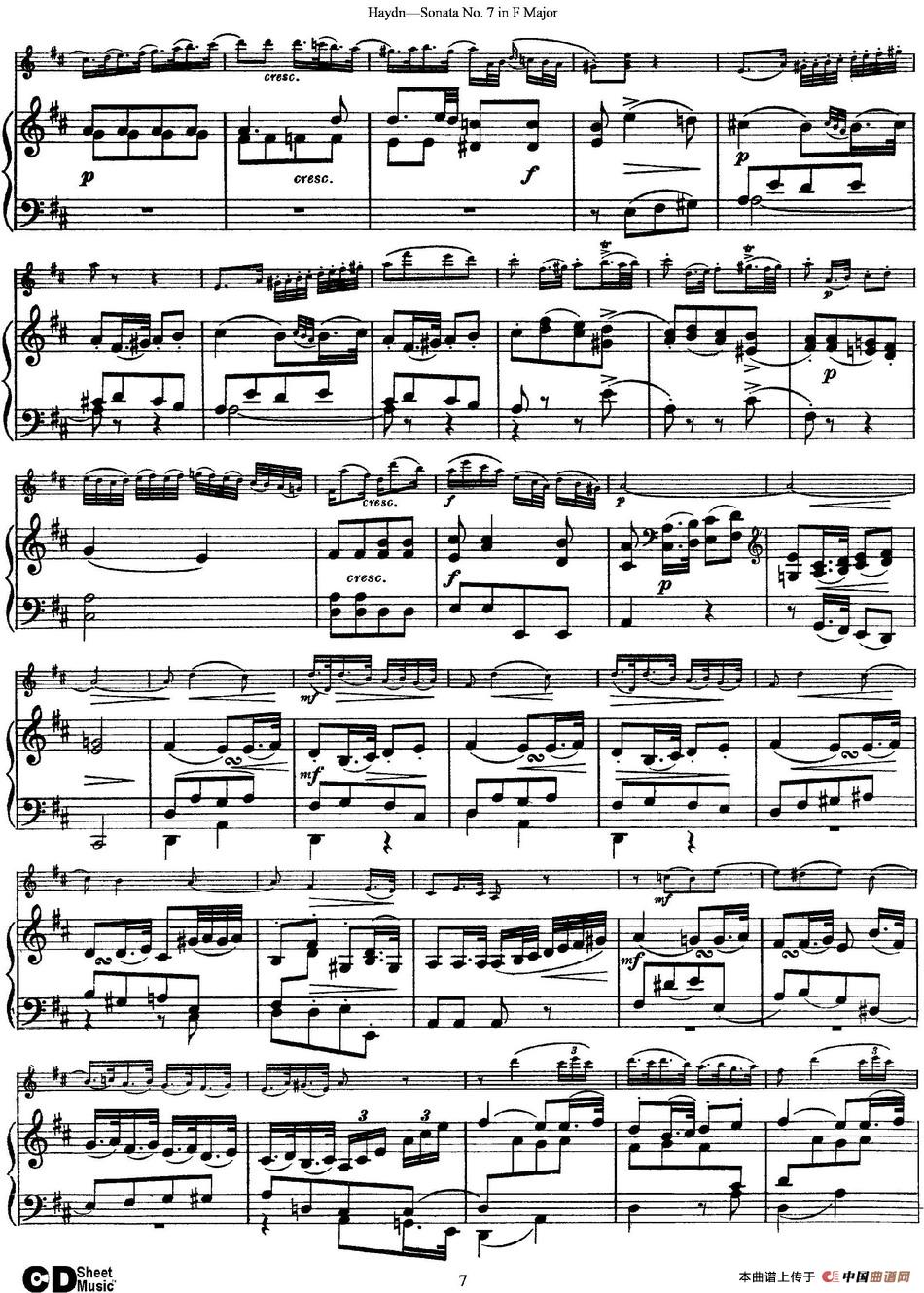 Violin Sonata No.7 in F Major（小提琴+钢琴伴奏）