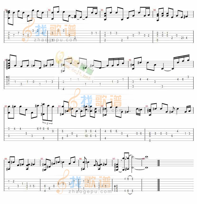 Kiss the rain 雨的印记－夏日香气插曲吉他谱